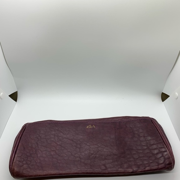 Lisk leather clutch purse bag - Picture 2 of 5